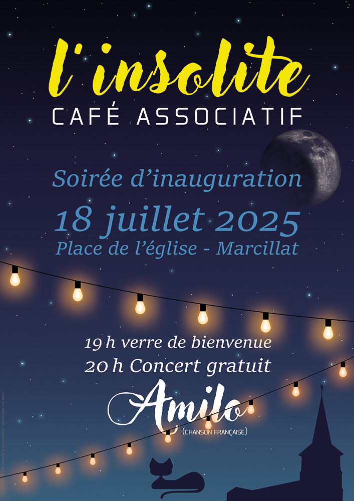 Inauguration de l'insolite café