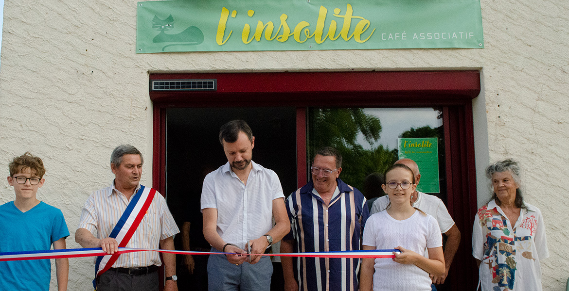 Inauguration du café le 18 juillet 2025